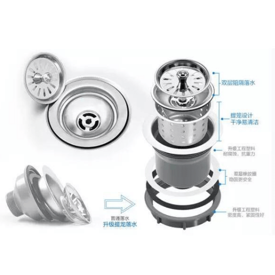 水槽底部漏水，防水层脱胶，怎么修？